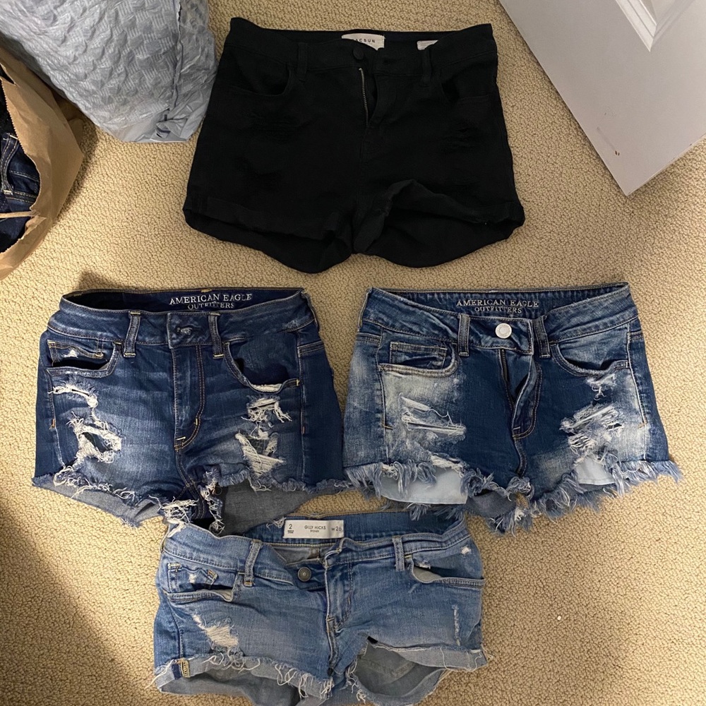 American Eagle, Pac Sun, and Gills Hicks Shorts